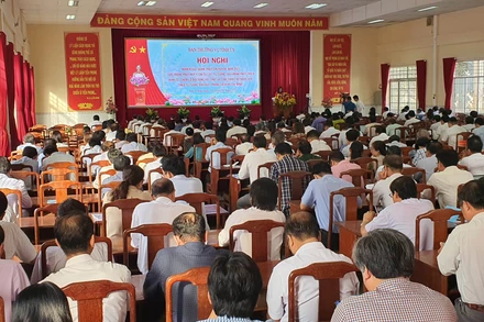  Điểm cầu chính tổ chức Hội nghị.