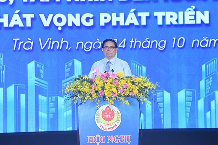 Thủ tướng Phạm Minh Chính phát biểu ý kiến tại Hội nghị.