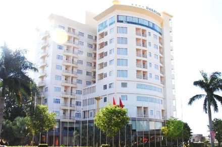 Khách sạn Dakruco, một trong dự án đầu tư thua lỗ của Cộng trách nhiệm hữu hạn một thành viên cao su Đắk Lắk.