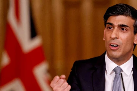 Thủ tướng Anh Rishi Sunak. (Ảnh: Reuters)