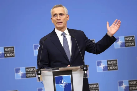 Tổng Thư ký Tổ chức Hiệp ước Bắc Đại Tây Dương (NATO) Jens Stoltenberg. (Ảnh: AP)