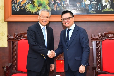 Đoàn đại biểu Ban Liên lạc Đối ngoại Trung ương Đảng Cộng sản Trung Quốc thăm và làm việc tại Báo Nhân Dân