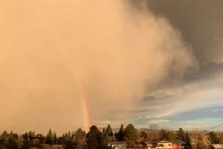 Bão cát xuất hiện tại bang Colorado, Mỹ, tháng 12/2021. (Ảnh: Reuters)