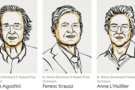 Chân dung chủ nhân của Giải Nobel Vật lý 2023. (Nguồn: Nobelprize)