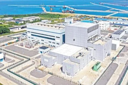 Nhà máy điện hạt nhân sử dụng lò phản ứng làm mát bằng khí nhiệt độ cao (HTGR) Shidaowan. (Ảnh: wfcmw.cn)