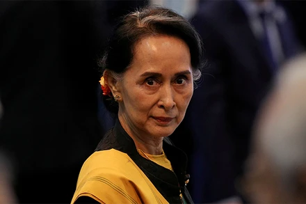 Cựu Cố vấn nhà nước Myanmar, bà Aung San Suu Kyi. (Ảnh: Reuters)