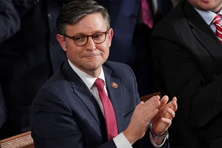 Tân Chủ tịch Hạ viện Mỹ Mike Johnson. (Ảnh: Reuters)