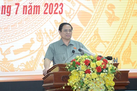 Thủ tướng Phạm Minh Chính phát biểu tại Hội nghị.