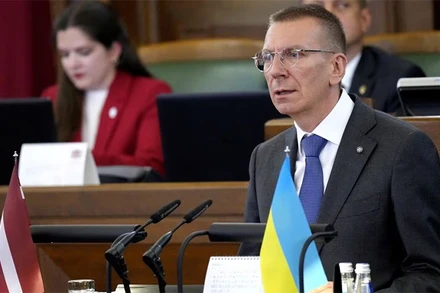 Tân Tổng thống Latvia Edgars Rinkevics. (Ảnh: Reuters)