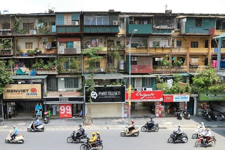 Khu tập thể Trung Tự. 