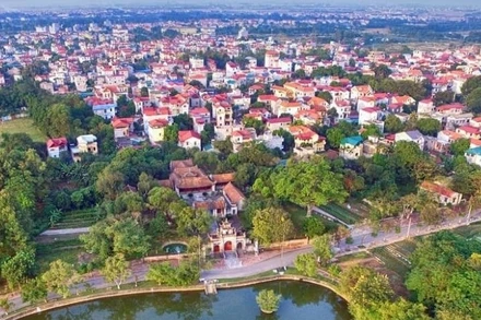 Diện mạo huyện Đông Anh ngày càng khang trang, hiện đại. 