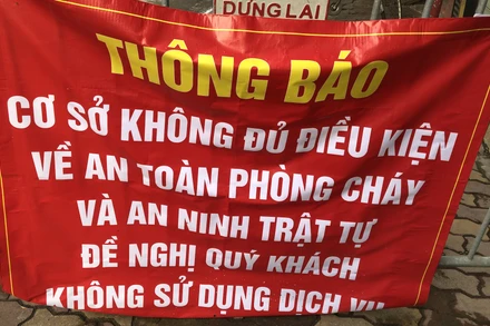 Các cơ sở kinh doanh ka-ra-ô-kê không đủ điều kiện hoạt động. 