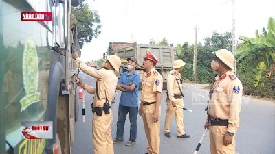 Quyết liệt xử lý xe quá tải tại khu vực ngoại thành