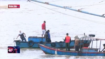 Khánh Hòa: Cứu nạn thành công 2 thuyền viên trong vụ chìm tàu cá trên biển