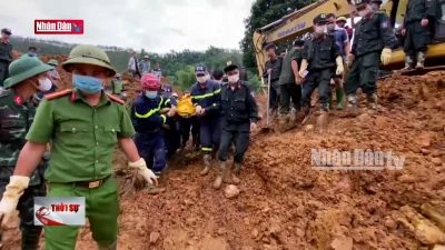 Tìm thấy nạn nhân cuối cùng trong vụ sạt lở đất tại quốc lộ 2