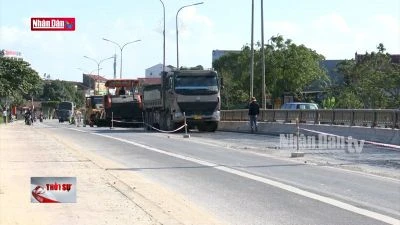 Khắc phục hư hỏng các cây cầu trên quốc lộ 1A