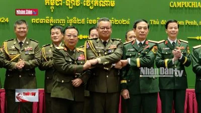 Diễn tập chung giữa quân đội 3 nước Việt Nam - Lào - Campuchia