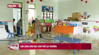 Sẵn sàng đón học sinh trở lại trường