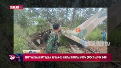 Tìm thấy máy bay quân sự YAK-130 bị tai nạn tại Vườn Quốc gia Yok Đôn