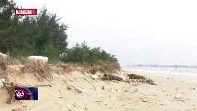 Sạt lở bờ biển khiến người dân bất an