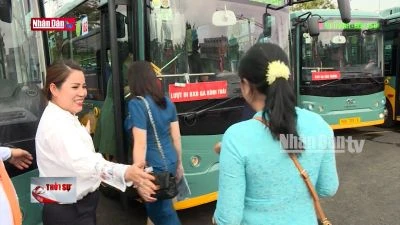 TP Hồ Chí Minh: Miễn phí xe buýt điện kết nối Metro số 1