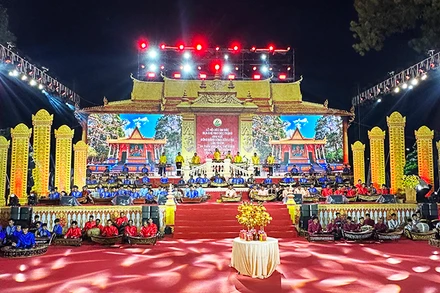 Chương trình trình diễn nhạc Ngũ âm của người Khmer tỉnh Sóc trăng có quy mô lớn nhất Việt Nam