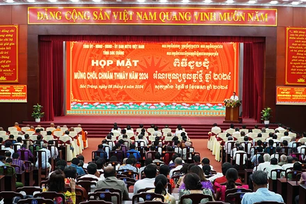 Quang cảnh buổi họp mặt.