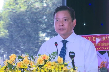 Phó Chủ tịch Ủy ban nhân tỉnh Long An Phạm Tấn Hòa ôn lại lịch sử chiến thắng trận Mộc Hóa.