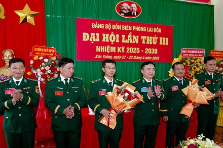 Ban chấp hành Đảng bộ đồn Biên phòng Lai Hòa nhiệm kỳ 2025-2030