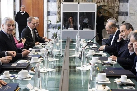 Vòng đàm phán thứ 2 giữa Mỹ và Iran được tổ chức tại Italy và do Oman làm trung gian. (Ảnh EPA)