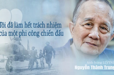 Anh hùng LLVTND Nguyễn Thành Trung: “Tôi đã làm hết trách nhiệm của một phi công chiến đấu”