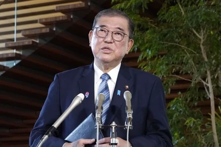 Thủ tướng Nhật Bản Shigeru Ishiba. (Ảnh: Kyodo/TTXVN)