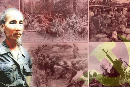 Chủ tịch Hồ Chí Minh và Đảng ta lãnh đạo xây dựng và phát huy thế trận lòng dân trong Chiến dịch Điện Biên Phủ