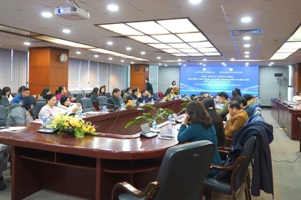 Quang cảnh hội thảo. (Ảnh: Viện Hàn lâm Khoa học xã hội Việt Nam)