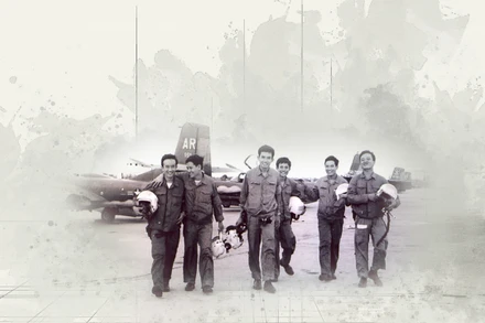 Các nhân chứng lịch sử giao lưu tại tòa soạn Báo Nhân Dân sáng 21/3.