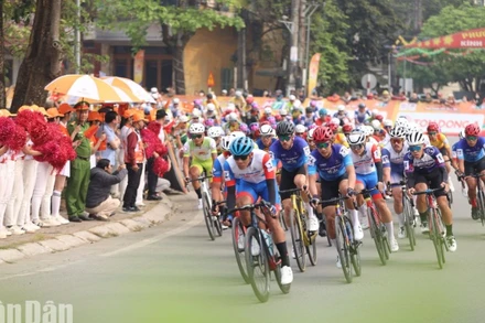 "Nóng" tại giải đua xe đạp toàn quốc cúp Truyền hình Thành phố Hồ Chí Minh