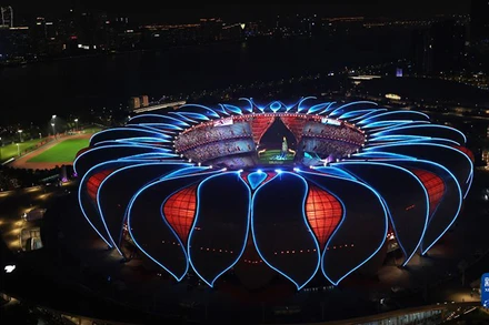 Sân vận động thể thao Olympic Hàng Châu.