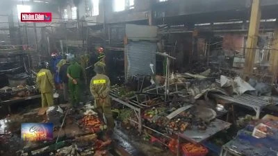 Sớm triển khai hỗ trợ tiểu thương bị cháy chợ