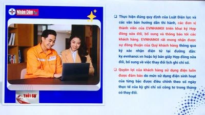 Sẽ thay đổi lịch ghi chỉ số công tơ điện vào cuối tháng