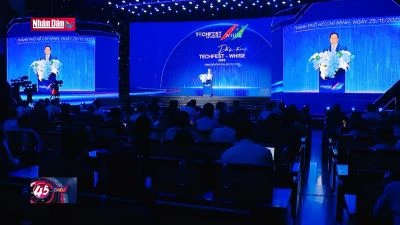 Thủ tướng dự chương trình ''Dấu ấn Techfest 2023'' Thành phố Hồ Chí Minh