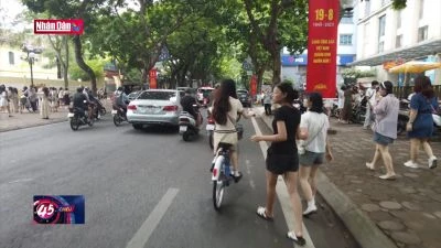 Đề xuất thí điểm hai tuyến đường dành cho xe đạp ở Hà Nội