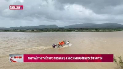 Tìm thấy thi thể thứ 3 trong vụ 4 học sinh đuối nước ở Phú Yên