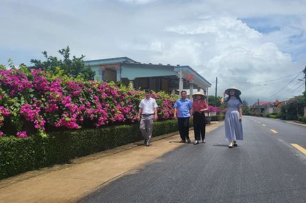 Diện mạo nông thôn xã Kỳ Phú, huyện Kỳ Anh đổi thay nhanh chóng nhờ xây dựng nông thôn mới.