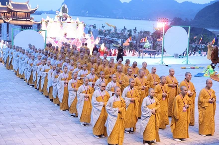 Hình ảnh tại Đại lễ Phật đản Liên hợp quốc Vesak (năm 2019).
