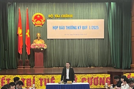 Họp báo Bộ Tài chính quý I/2025.