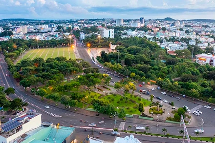 Một góc thành phố Pleiku hôm nay.