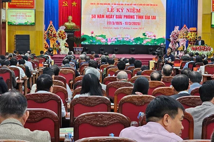 Quang cảnh lễ kỷ niệm.