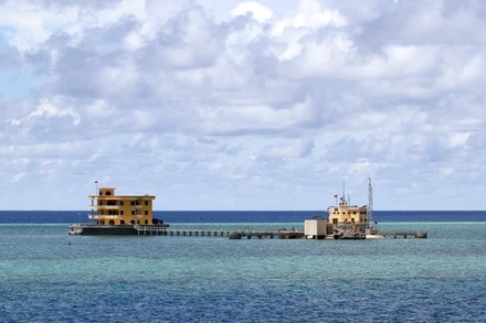 Đảo Đá Lớn thuộc quần đảo Trường Sa.