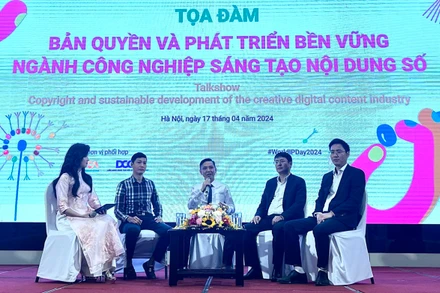 Các đại biểu trao đổi sôi nổi tại cuộc tọa đàm.