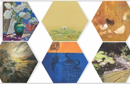 Triển lãm tranh "Mộc" lần thứ 9 vẫn giữ nhịp hòa hợp trong sự độc đáo.